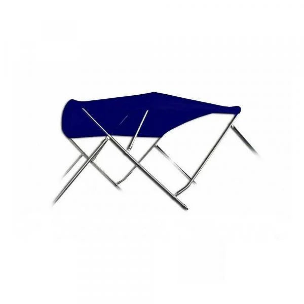 3 boog Biminitop - RVS - Hoogte 117 cm - Lengte 220 cm