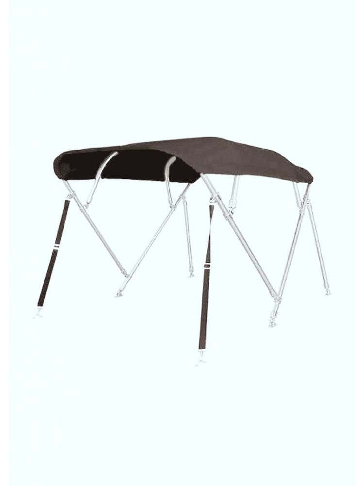4 boog Biminitop - RVS - Hoogte 117 cm