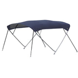 Cruiser biminitop - RVS - Hoogte 135 cm - Doek 220 cm - marineblauw