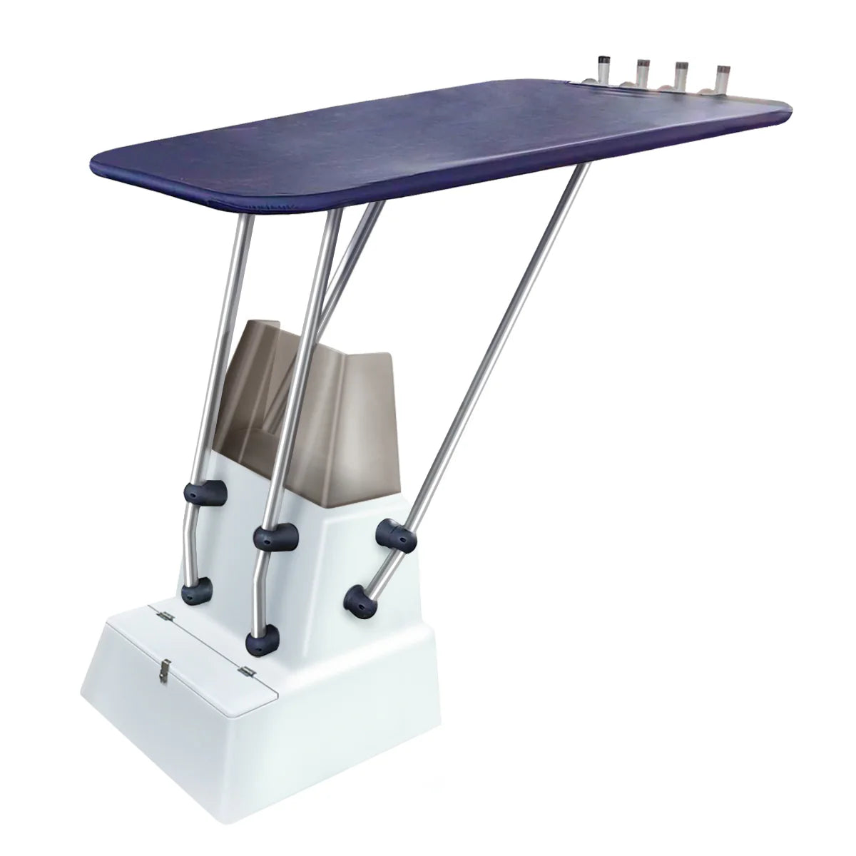 Heavy Duty T-Top - Aluminium - Montage aan concole - Marine Grade - marineblauw
