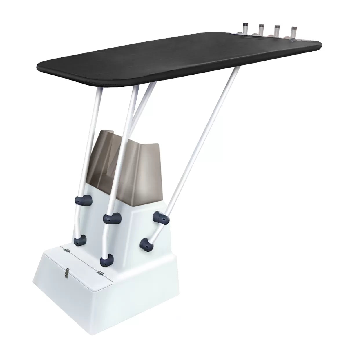 Heavy Duty T-Top - Aluminium - Montage aan concole - Marine Grade - zwart doek