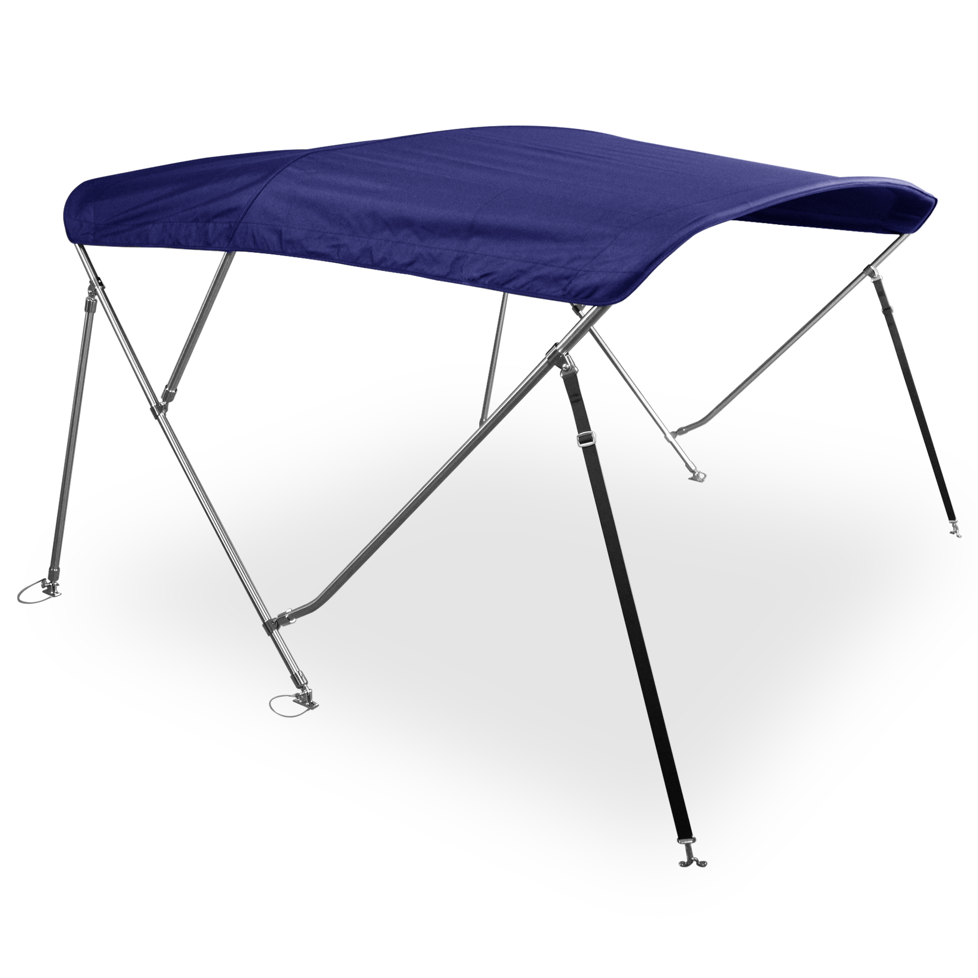 4 boog Biminitop - RVS - Hoogte 137 cm - Lengte 244 cm
