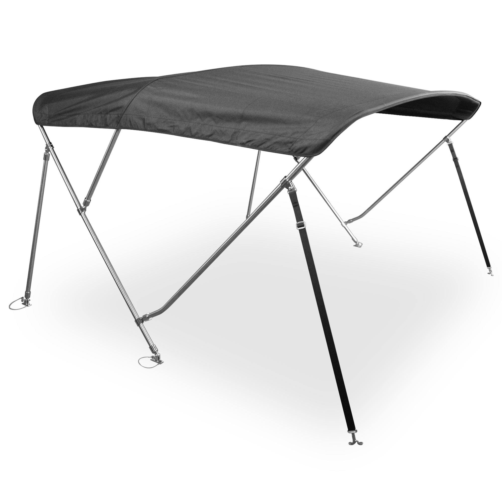 4 boog Biminitop - RVS - Hoogte 137 cm - Lengte 244 cm