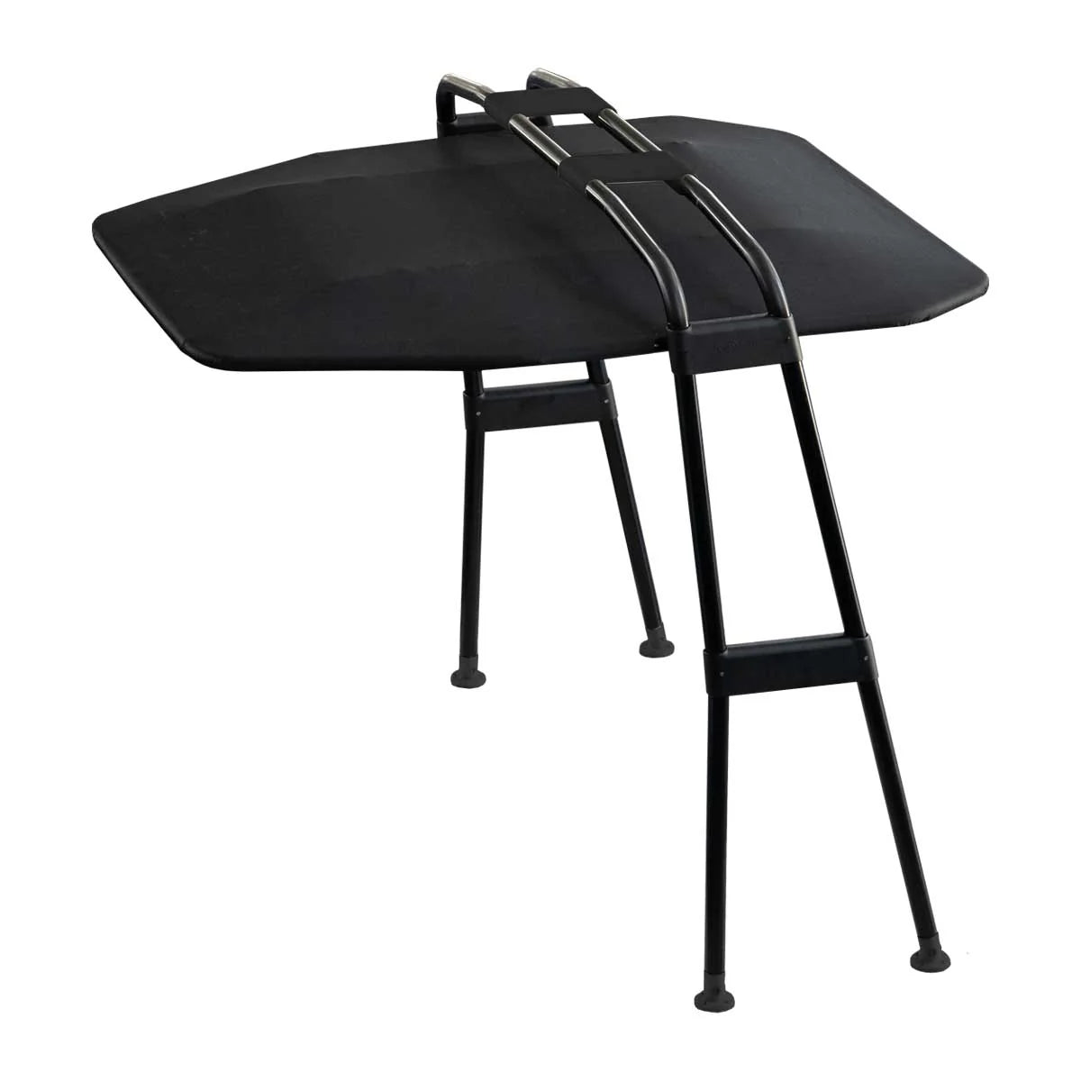 Traga Bimini Top - Zwart gecoat aluminium - Breedte 150 - 230 cm - Doek 170 cm