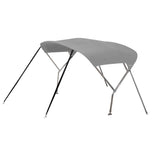Zeilboot biminitop - RVS - Breedte 190 <> 210 cm - Hoogte 135 cm - Doek 130 cm - grijs