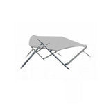 3 boog Biminitop - Aluminium - Hoogte 91 cm