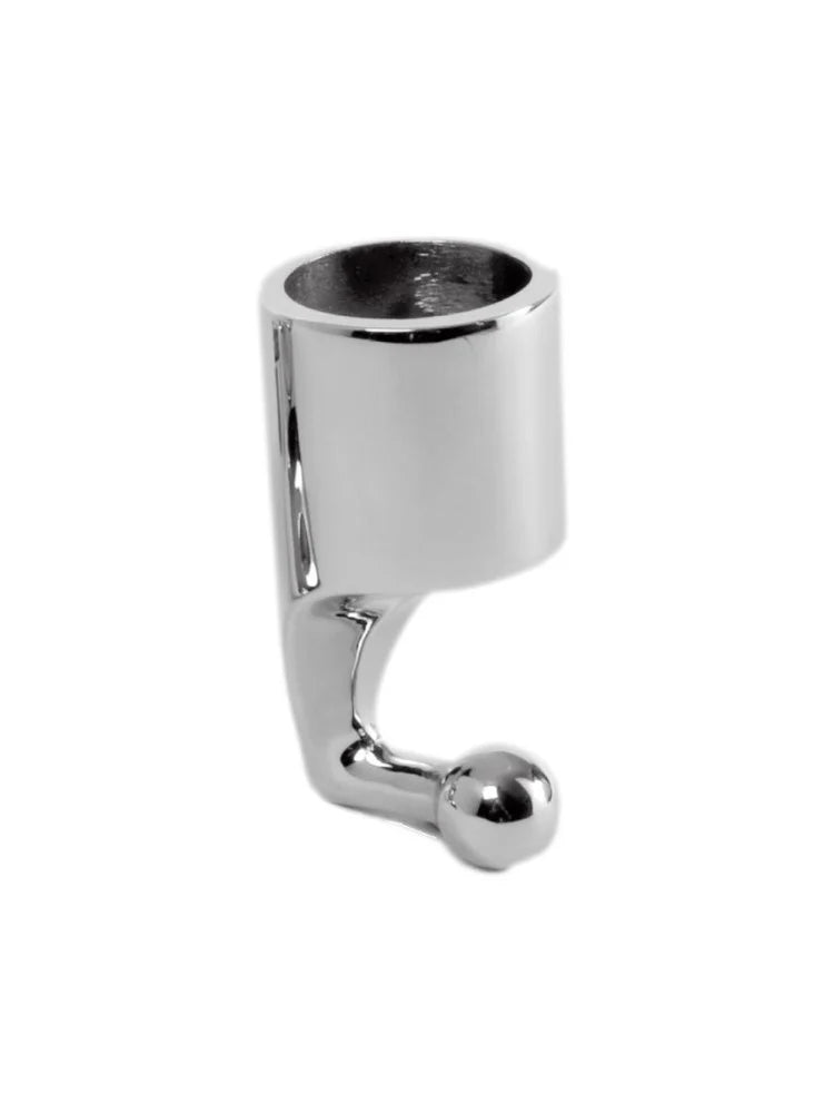 Eindkap RVS AISI316 bevestiging voor 25mm buis
