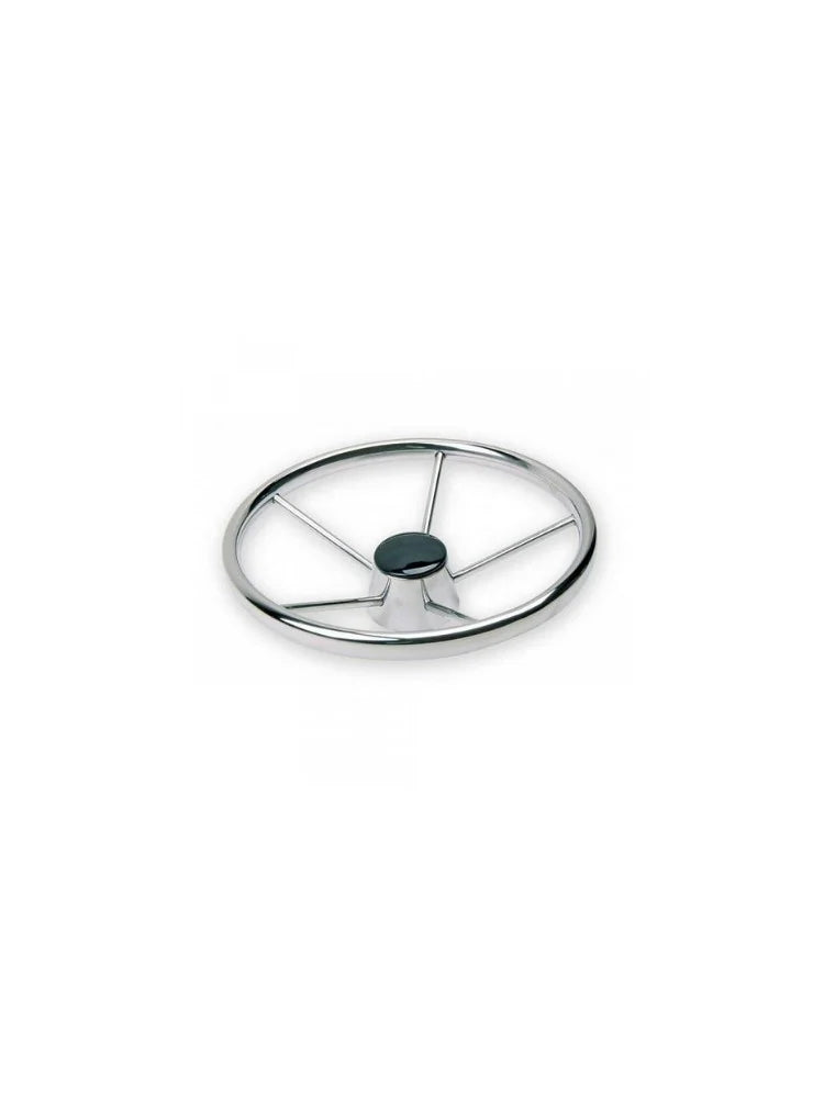 RVS stuurwiel met 5 spaken - Diam. 39 cm