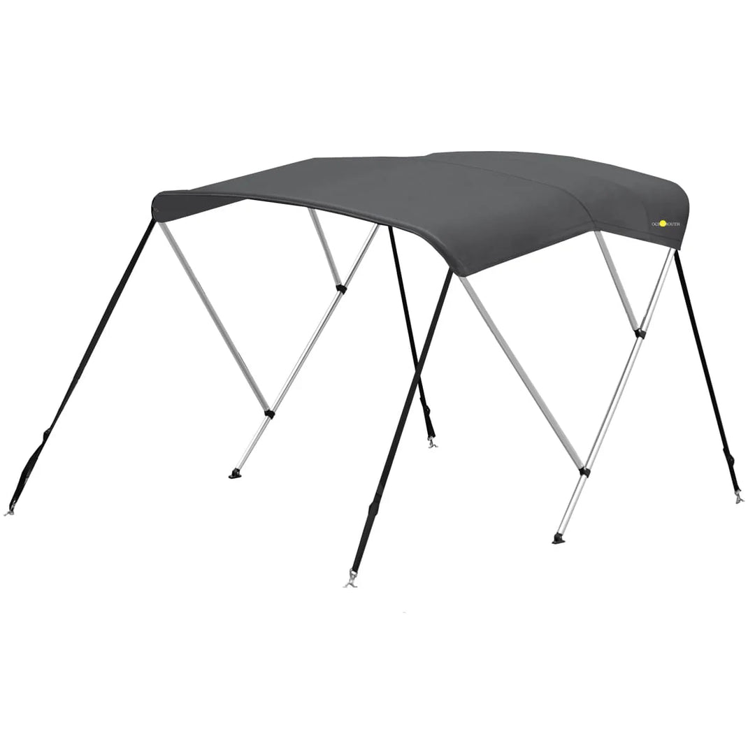 3-boogs biminitop - Aluminium - cm - Hoogte 130 cm - Doek 183 cm - antraciet