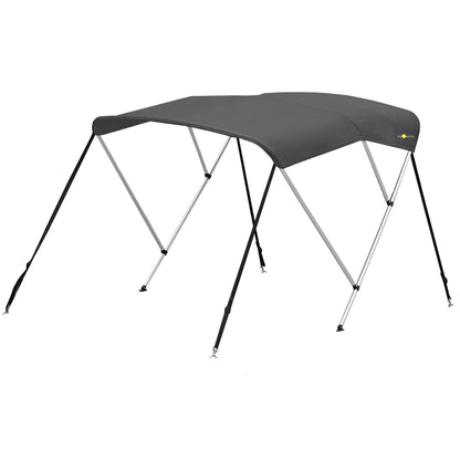 3-boogs biminitop - Aluminium - cm - Hoogte 130 cm - Doek 183 cm - antraciet