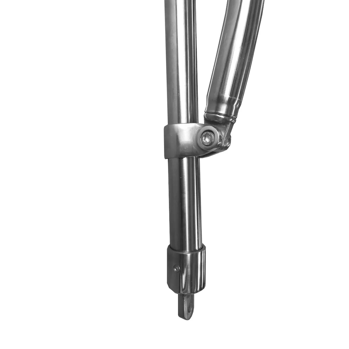 3-boogs biminitop - RVS - Hoogte 130 cm - Doek 183 cm - bevestiging