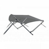 3 boog Biminitop basic - RVS - Hoogte 137 cm