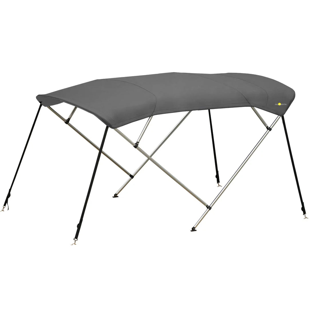 4-boogs biminitop - Aluminium - Hoogte 125 cm - Doek 220 cm - antraciet