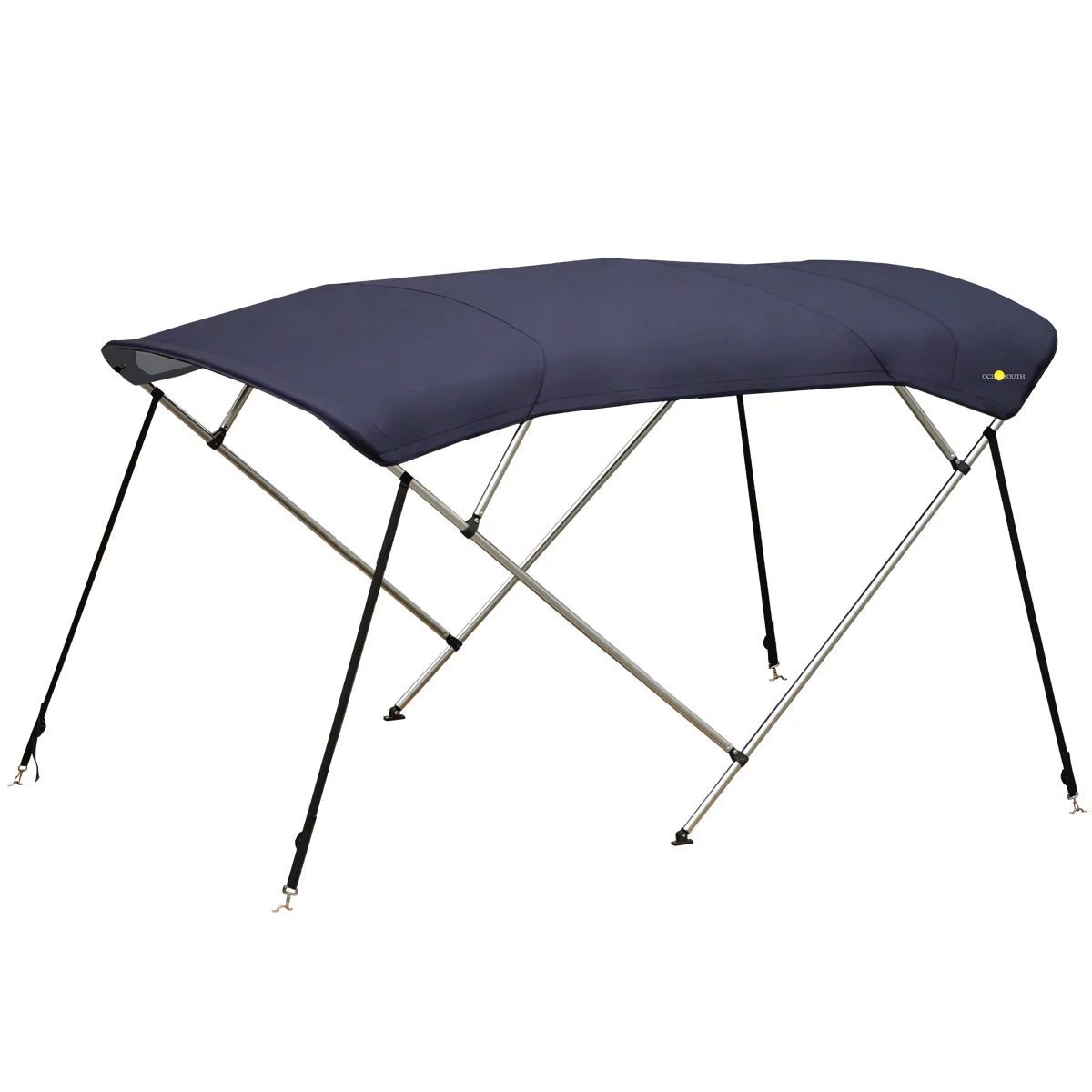 4-boogs biminitop - Aluminium - Hoogte 125 cm - Doek 220 cm - navy blauw