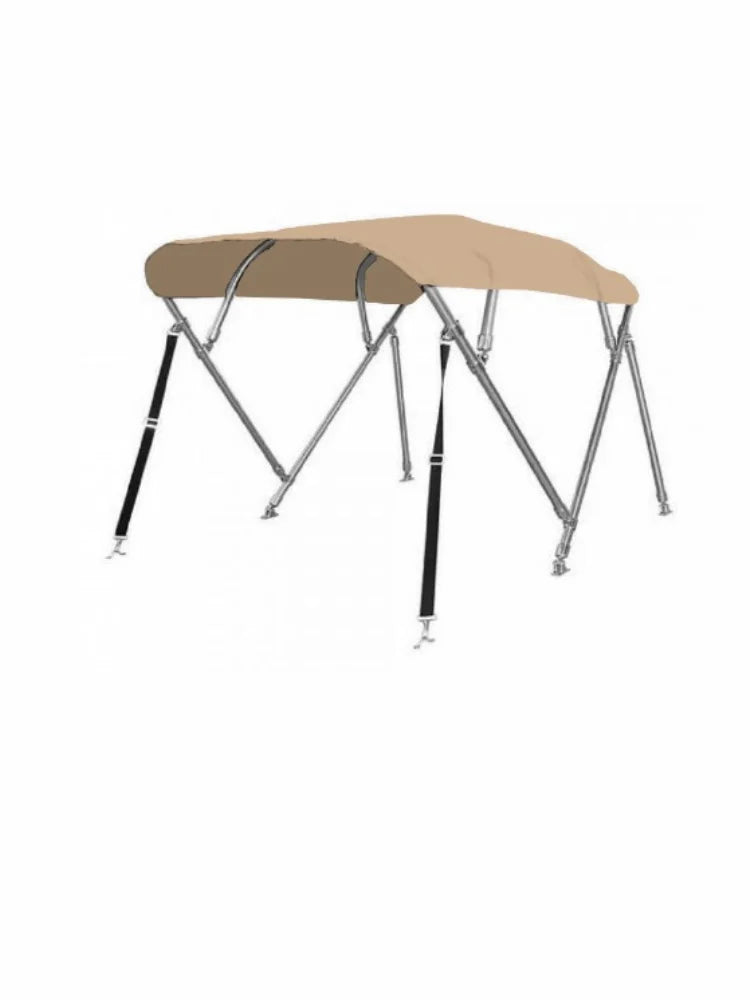 4 boog Biminitop - RVS - Hoogte 117 cm