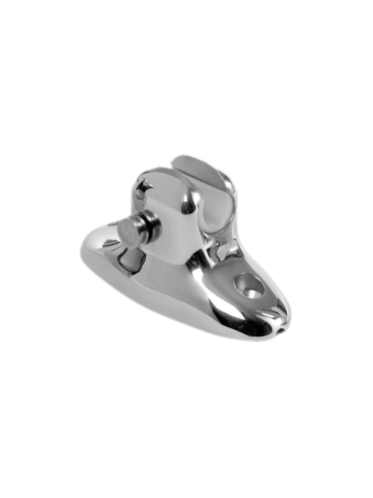 RVS dekvoet voor vastzetten biminitop - 93x40 mm