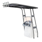 Heavy Duty T-Top - Grijs gecoat aluminium - Dekmontage