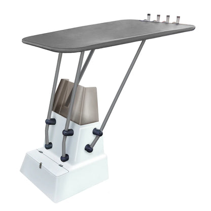 Heavy Duty T-Top - Grijs gecoat aluminium - Montage aan console - Marine Grade - grijs doek