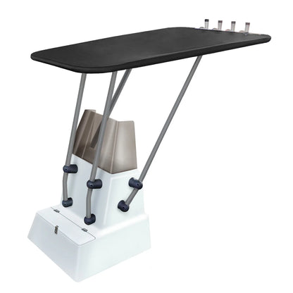 Heavy Duty T-Top - Grijs gecoat aluminium - Montage aan console - Marine Grade - zwart doek