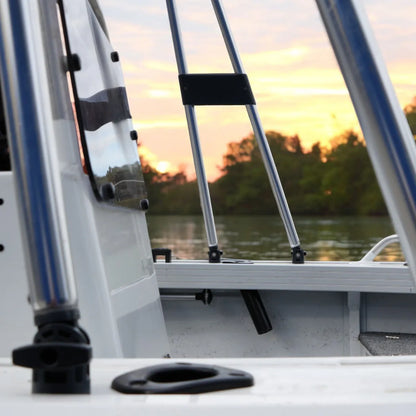 T-top met luifel - bimini - bevestiging