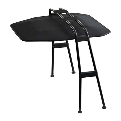 Traga Bimini Top - Zwart gecoat aluminium - Breedte 150 - 230 cm - Doek 170 cm