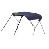 Zeilboot biminitop - RVS - Breedte 190 <> 210 cm - Hoogte 135 cm - Doek 130 cm - blauw