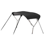 Zeilboot biminitop - RVS - Breedte 190 <> 210 cm - Hoogte 135 cm - Doek 130 cm - zwart