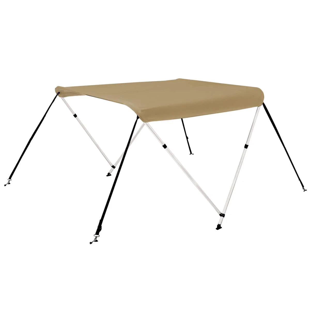 2-boogs biminitop - Aluminium - Breedte 110 <> 170 cm - Hoogte 115 cm - Doek 160 cm