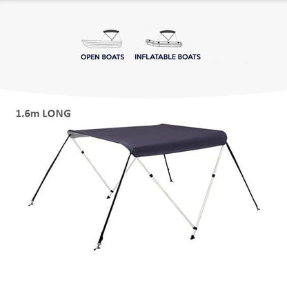 2-boogs biminitop - Aluminium - Breedte 110 <> 170 cm - Hoogte 115 cm - Doek 160 cm