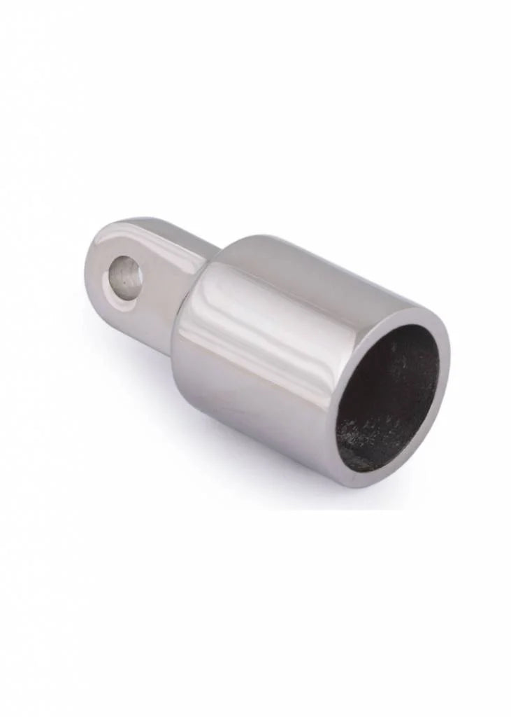 Eindkap buis met oog - RVS - 22 mm